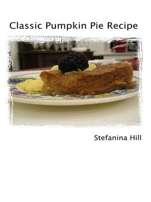 cover image of Pumpkin Pie Recipe